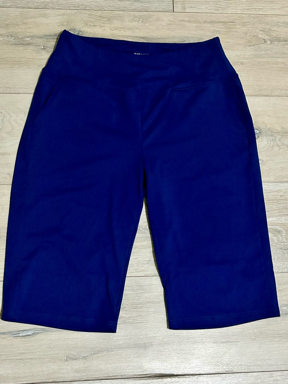 High-Rise Navy Women's Shorts - Gradual